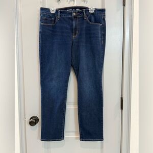 Old Navy Straight Leg Jeans in Dark Indigo